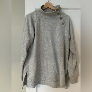J. Crew Factory Gray Cowl Neck Sweater